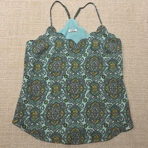 JCrew Scalloped Blouse / Cami Sz 2